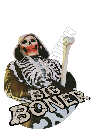 Big Boner Die Cut Glossy Waterproof Sticker
