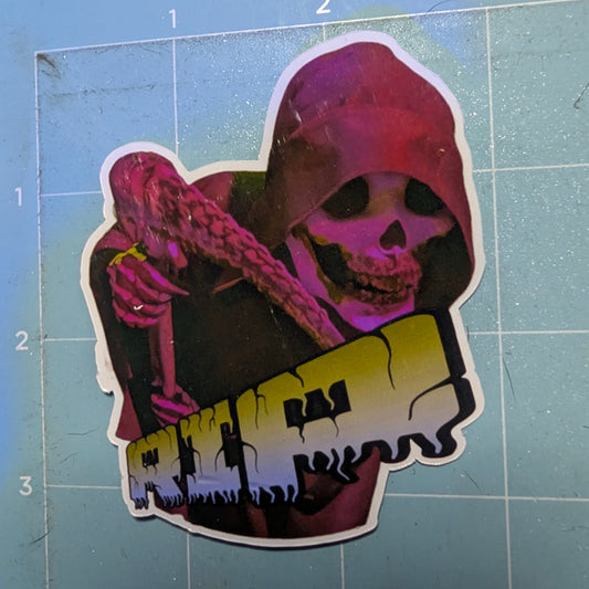 RIP Die Cut Glossy Waterproof Sticker