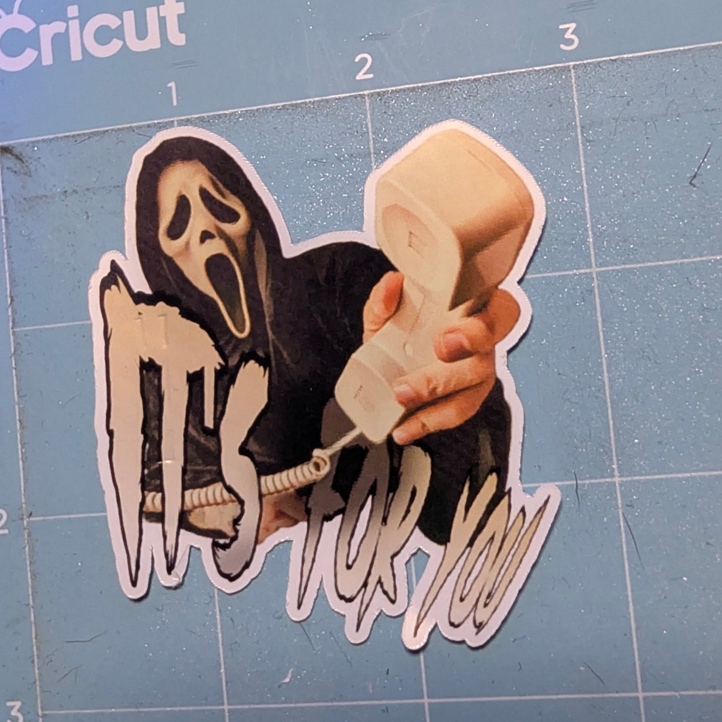It's For You Ghostface Die Cut Glossy Waterproof Sticker