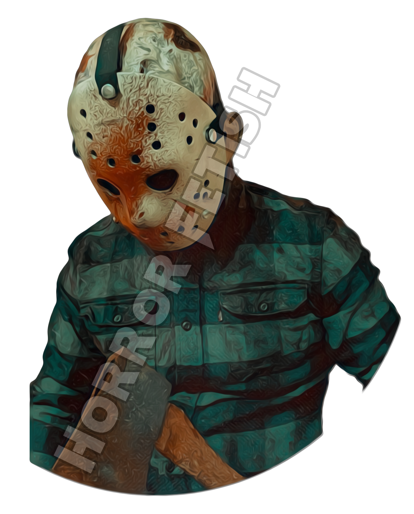 Jason Voorhees Die Cut Glossy Waterproof Sticker