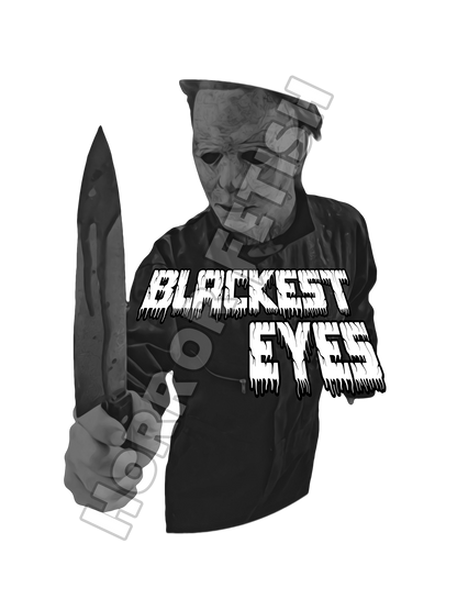 Blackest Eyes Michael Myers Die Cut Glossy Waterproof Sticker