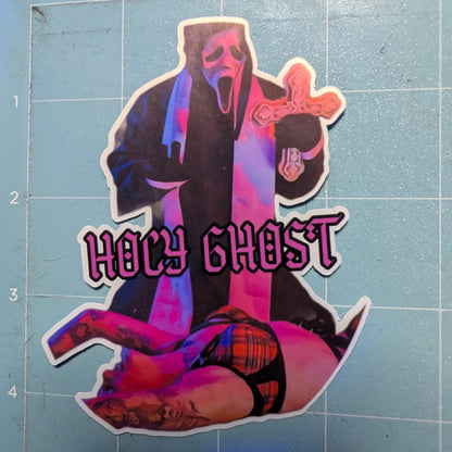 Holy Ghost Ghostface Die Cut Glossy Waterproof Sticker