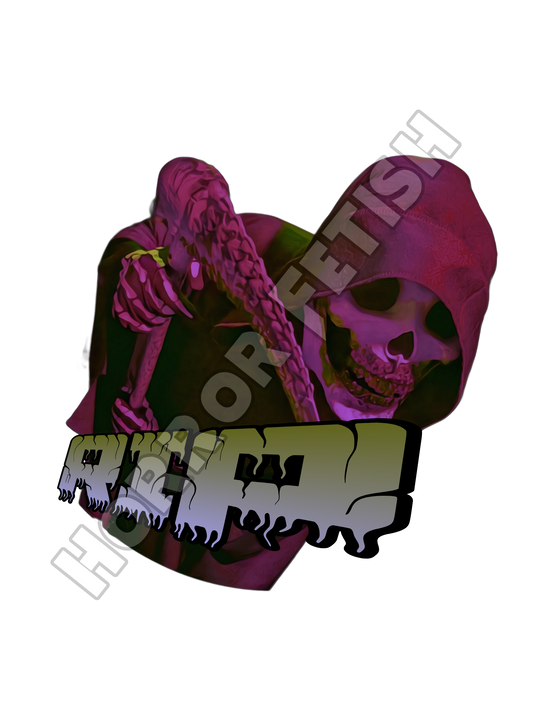 RIP Die Cut Glossy Waterproof Sticker