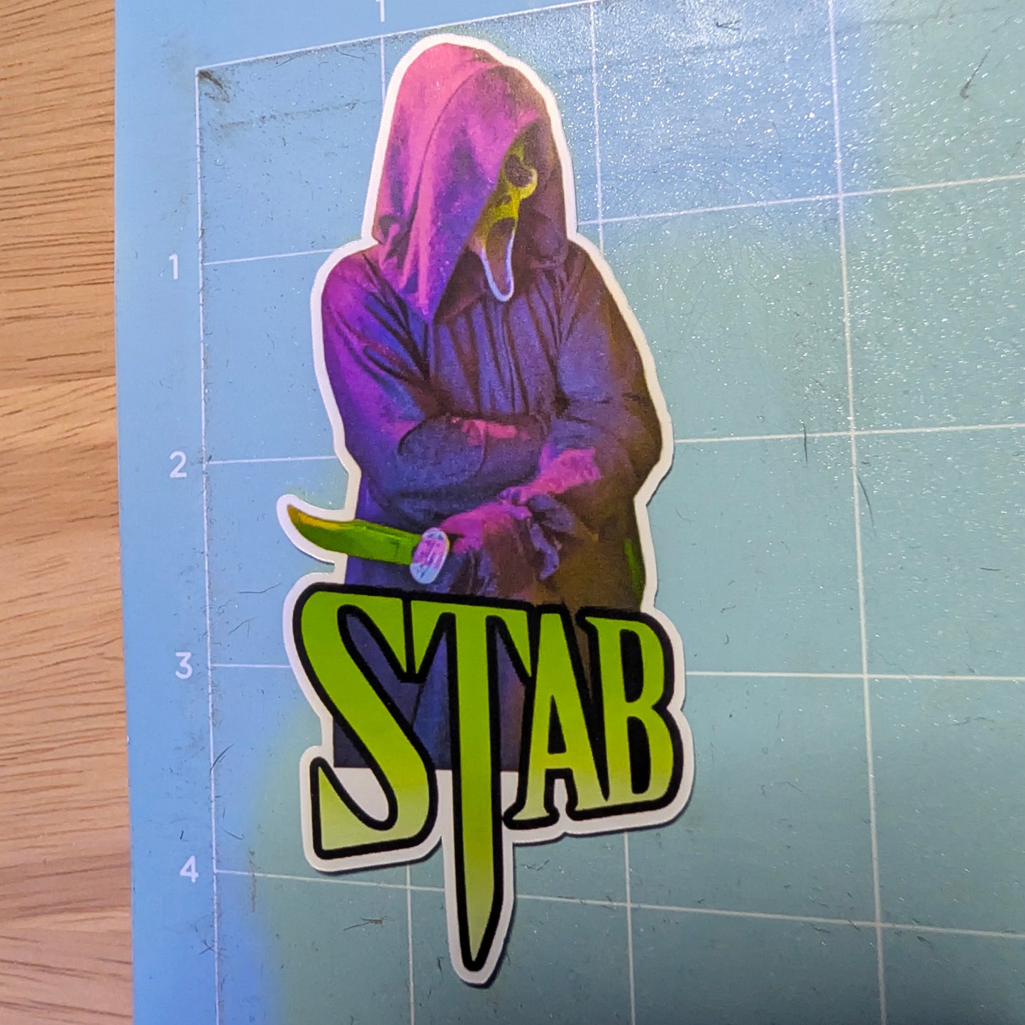 Stab Ghostface Die Cut Glossy Waterproof Sticker