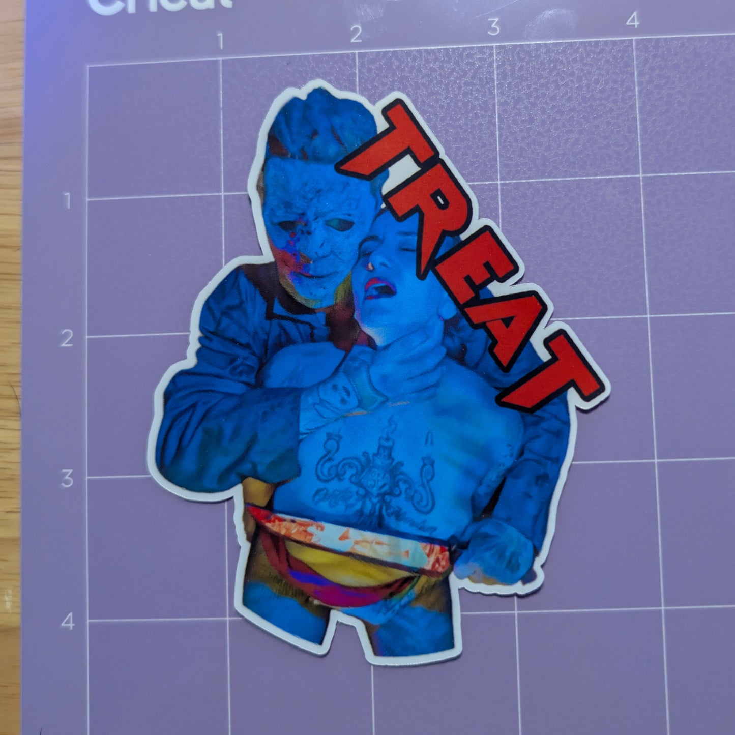 Treat Michael Myers Die Cut Glossy Waterproof Sticker