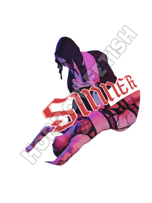 Sinner Ghostface Die Cut Glossy Waterproof Sticker