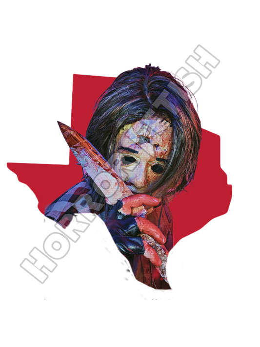 Texas Leatherface Die Cut Glossy Waterproof Sticker