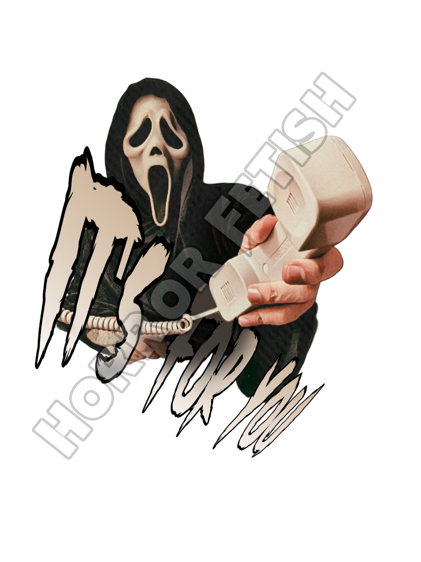 It's For You Ghostface Die Cut Glossy Waterproof Sticker